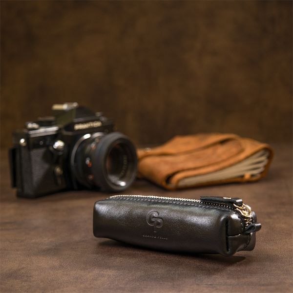 Кожаная ключница GRANDE PELLE 11387 Чорний 11387 фото