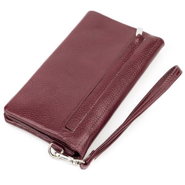 Вместительный клатч из двух частей женский ST Leather 19252 Синий 17075 фото