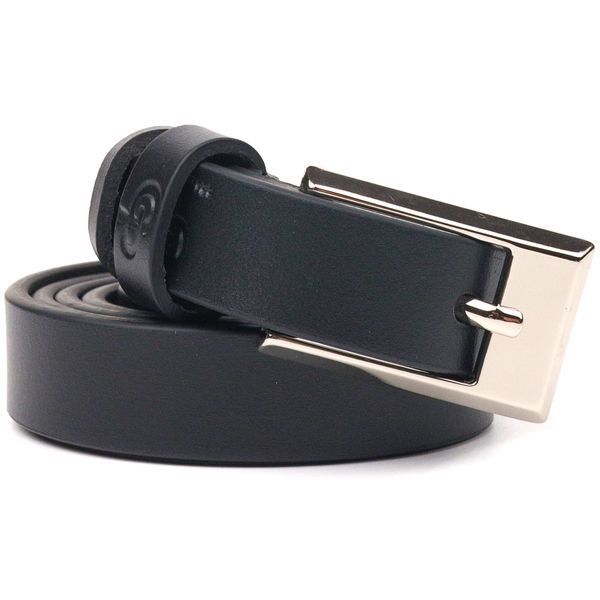 Classic women's belt made of genuine leather Grande Pelle 21443 Black 21443 фото