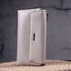 Functional women's wallet made of genuine leather KARYA 21359 Beige 21359 фото 7
