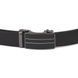 Men's belt with stripes on the Vintage buckle 20334 Black 20334 фото 3