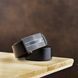 Men's belt with stripes on the Vintage buckle 20334 Black 20334 фото 6