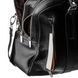 Business men's travel bag smooth leather KARYA 17385 Black 17385 фото 3