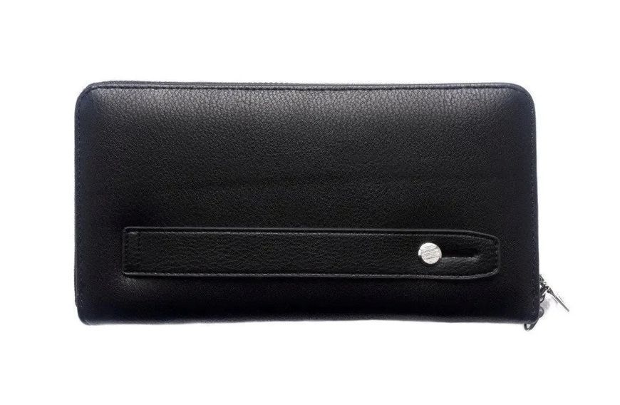Classic men's leather clutch with two zippers made of MD leather MD 207 фото
