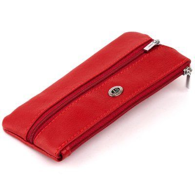 Women's key holder-wallet with pocket ST Leather 19347 Red 19347 фото