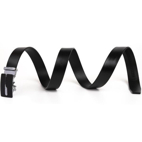 Men's belt with matte buckle Vintage 20335 Black 20335 фото