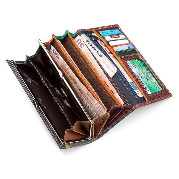 Кошелек женский ST Leather 18387 (SB237) очень красивый Бордовый 18387 фото