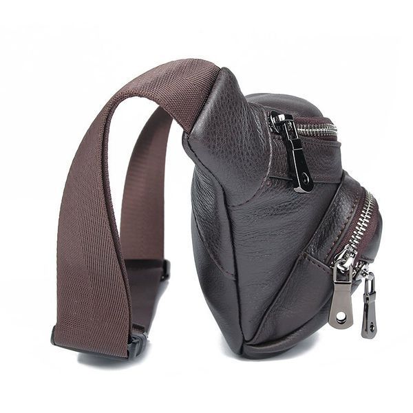 Leather belt bag Vintage 14971 Brown 14971 фото