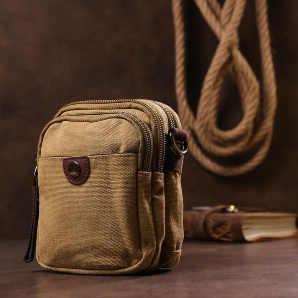 Textile handbag Vintage 20161 Khaki 20161 фото