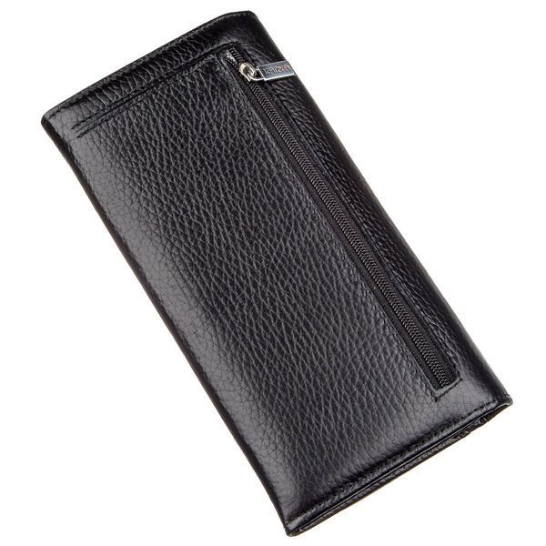 Кошелек женский на кнопке кожаный KARYA 17404 Черный 17404 фото