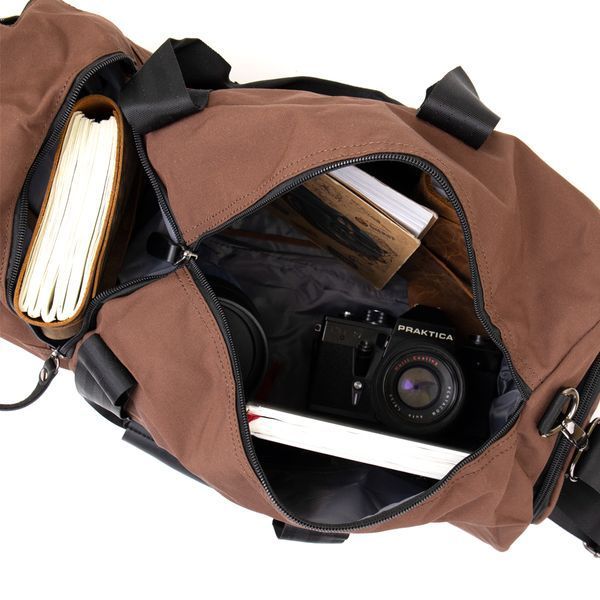 Textile sports bag Vintage 20643 Brown 20643 фото
