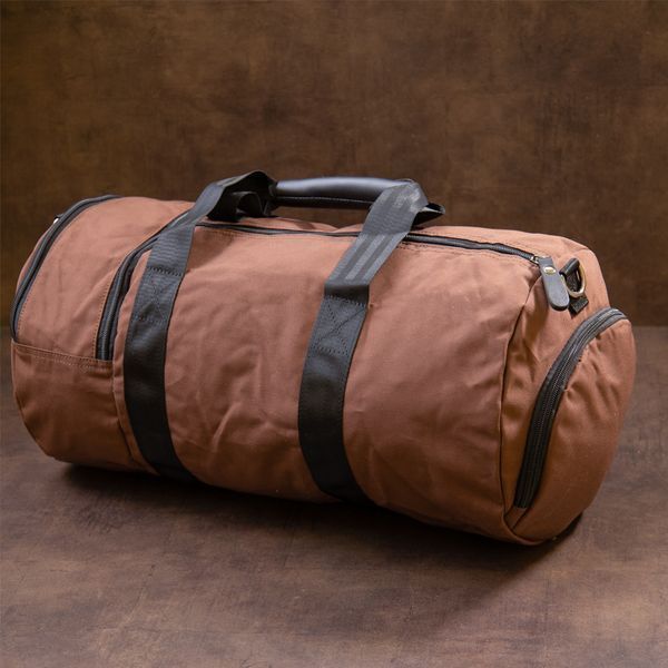 Textile sports bag Vintage 20643 Brown 20643 фото