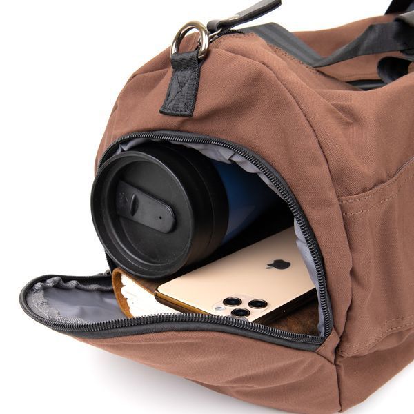 Textile sports bag Vintage 20643 Brown 20643 фото