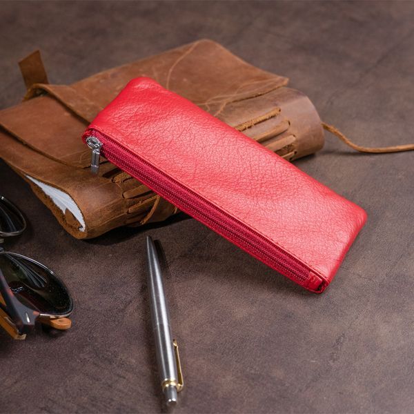 Ключниця-гаманець з кишенькою жіноча ST Leather 19347 Червона 19347 фото