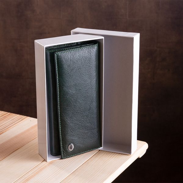 Кошелек для женщин с внешним отделением ST Leather 18900 Зеленый 18900 фото