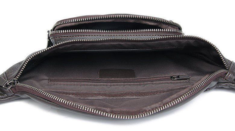 Leather belt bag Vintage 14971 Brown 14971 фото
