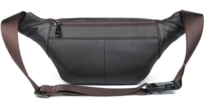 Leather belt bag Vintage 14971 Brown 14971 фото