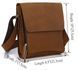 Men's bag Vintage 14159 made of vintage leather Brown 14159 фото 3