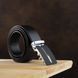 Men's belt with matte buckle Vintage 20335 Black 20335 фото 5