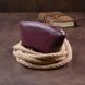 Женская косметичка из кожи Amelin GRANDE PELLE 11300 Сливовая 11300 фото 6