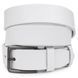 Universal belt made of genuine leather Vintage 20703 White 20703 фото 1