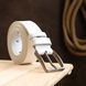 Universal belt made of genuine leather Vintage 20703 White 20703 фото 6