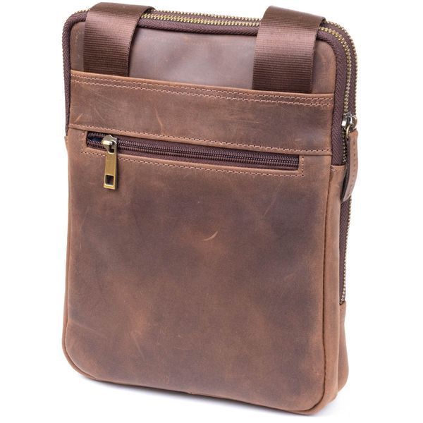 Men's bag leather tablet with two compartments SHVIGEL 11285 Brown 11285 фото