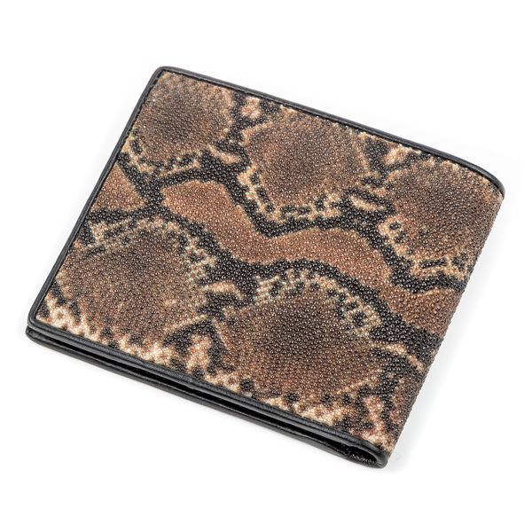 Wallet STINGRAY LEATHER 18135 made of genuine stingray leather 18135 фото