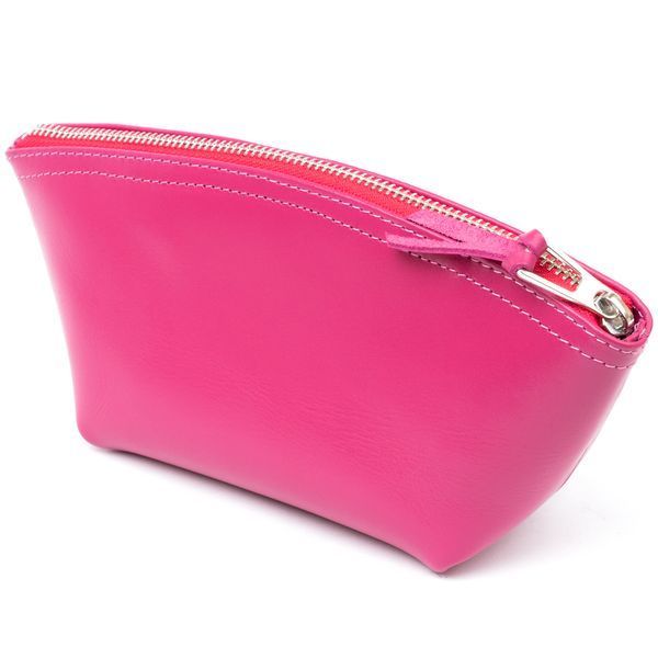 Женская косметичка из кожи Amelin GRANDE PELLE 11301 Фуксия 11301 фото