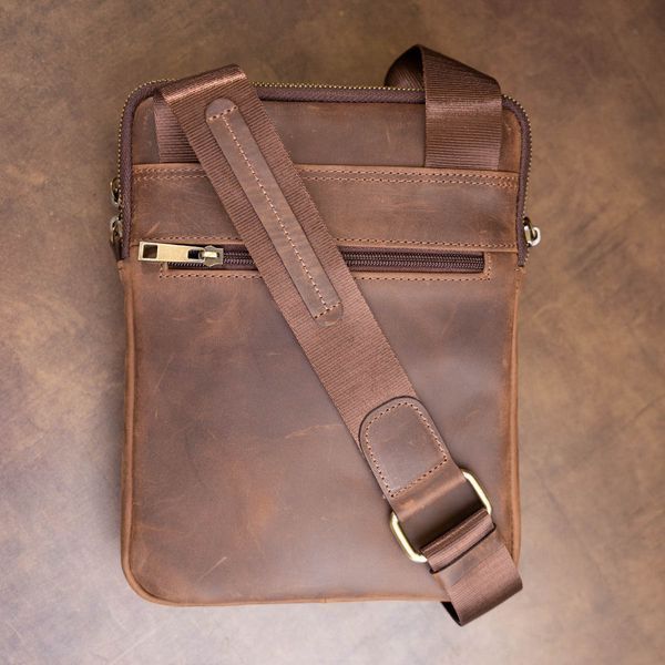 Men's bag leather tablet with two compartments SHVIGEL 11285 Brown 11285 фото
