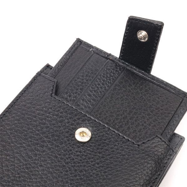 Classic men's wallet made of genuine leather KARYA 21066 Black 21066 фото