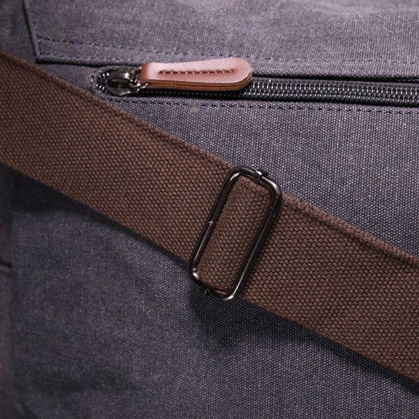 Men's laptop bag with flap, textile 21240 Vintage Black 21240 фото