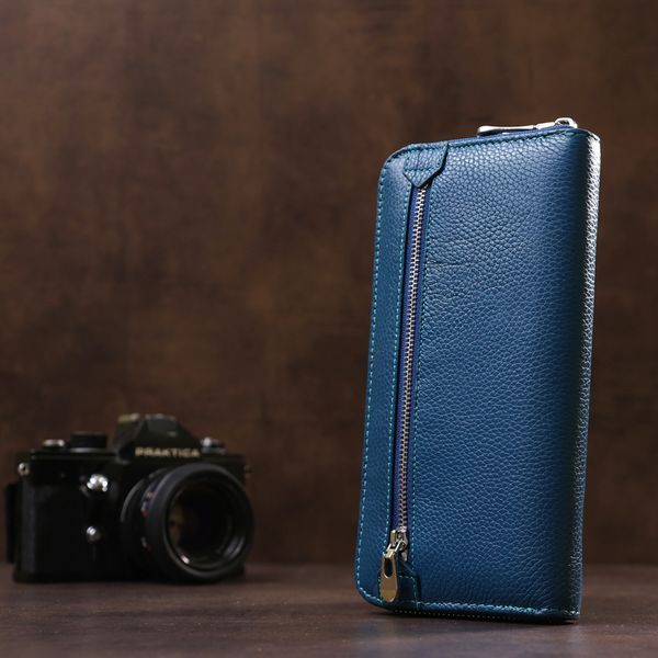 Жіночий клатч-візитниця ST Leather 18861 Блакитний 18861 фото