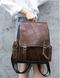 Women's backpack in Vintage check 20049 Brown 20049 фото 10