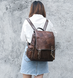 Women's backpack in Vintage check 20049 Brown 20049 фото 11