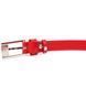 Attractive women's belt made of genuine leather Grande Pelle 21445 Red 21445 фото 4