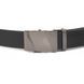 Men's belt with wave buckle Vintage 20336 Black 20336 фото 3