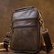 Men's vertical messenger Vintage 20436 Brown 20436 фото 6