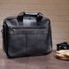 Business men's leather bag Vintage 14794 Black 14794 фото 4