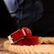 Attractive women's belt made of genuine leather Grande Pelle 21445 Red 21445 фото 8