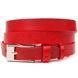 Attractive women's belt made of genuine leather Grande Pelle 21445 Red 21445 фото 1