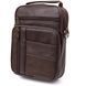 Men's vertical messenger Vintage 20436 Brown 20436 фото 1