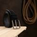 Original suede belt for men Vintage 20704 Black 20704 фото 6