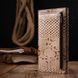 Вертикальный женский кошелек из натуральной фактурной кожи под змею KARYA 21016 Бежевый 21016 фото 8