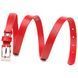 Attractive women's belt made of genuine leather Grande Pelle 21445 Red 21445 фото 5
