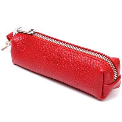 Leather women's key holder Shvigel 16537 Red 16537 фото