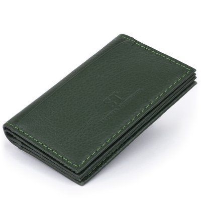 Візитниця-книжка ST Leather 19215 Зелена 19215 фото