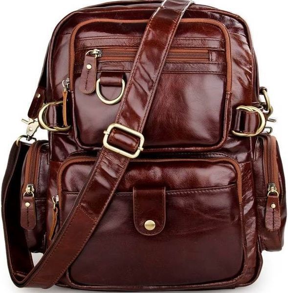 Backpack Vintage 14520 leather Brown 20716 фото