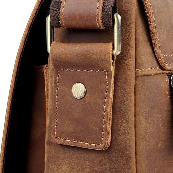 Leather men's bag Vintage 20206 Brown 20206 фото