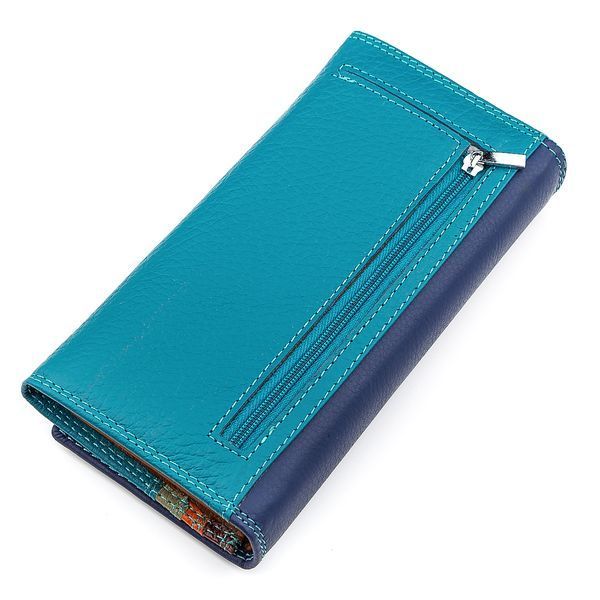 Кошелек женский ST Leather 18362 (SB634) из натуральной кожи Синий 18362 фото